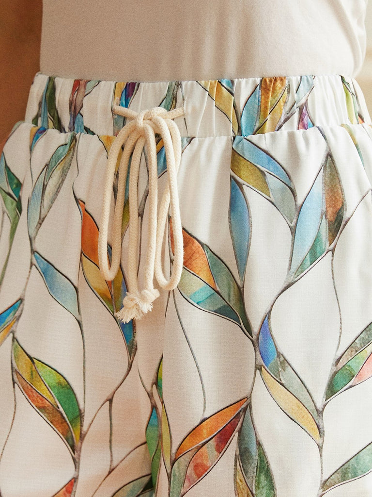 White Women Pants