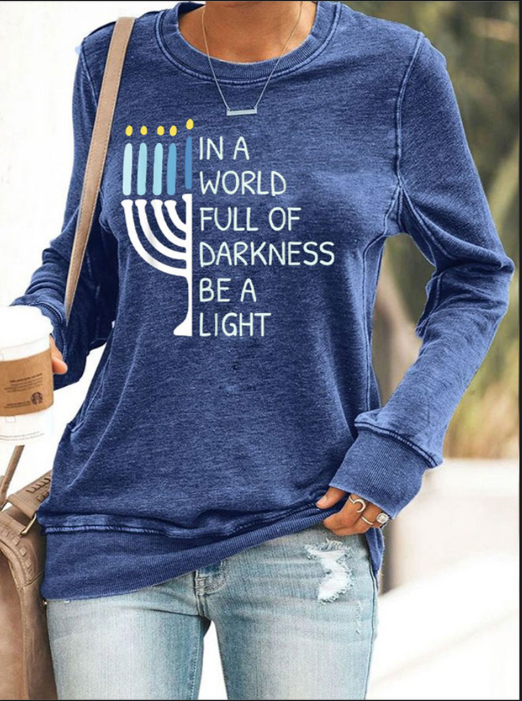 Crew Neck Long Sleeve Text Letters Casual Regular Sweatshirt