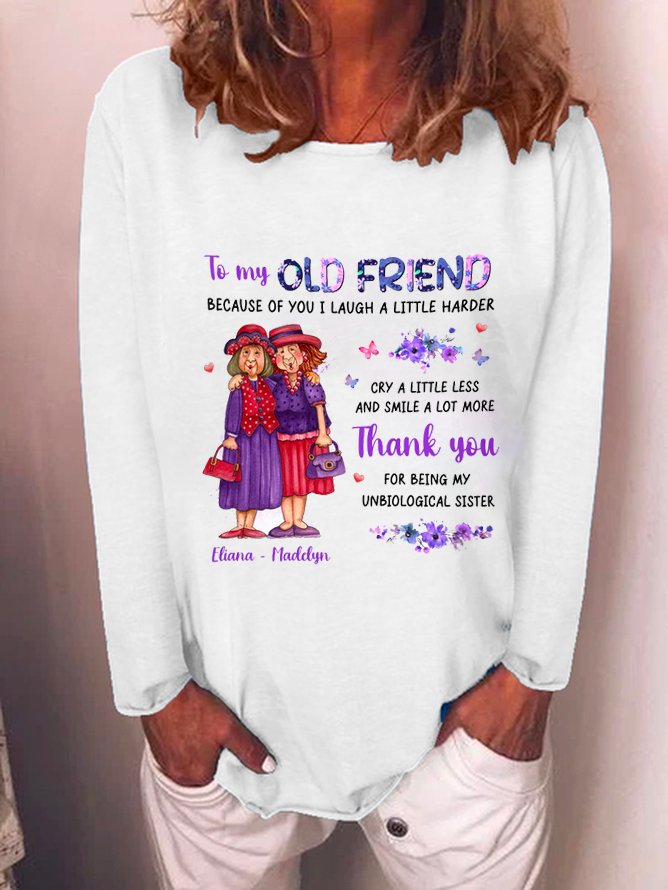 Casual Crew Neck Long Sleeve Halloween Regular T-Shirt