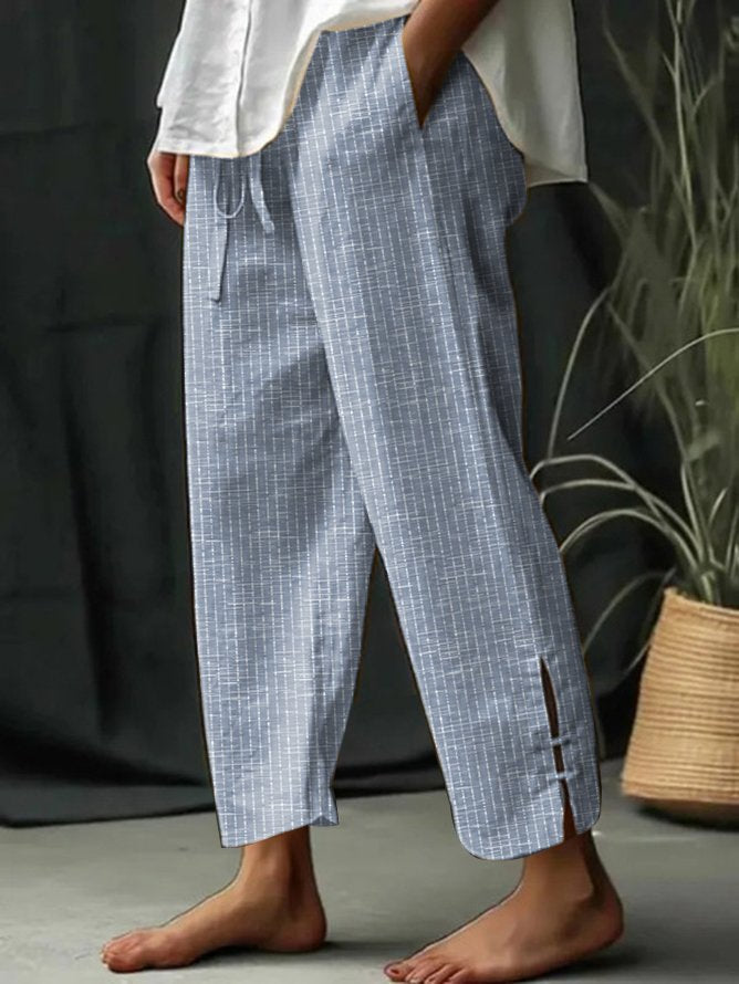 Fashion Striped Loose Long Pants