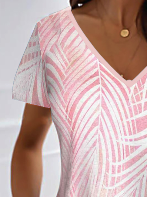 Pink Plus Size T-shirts