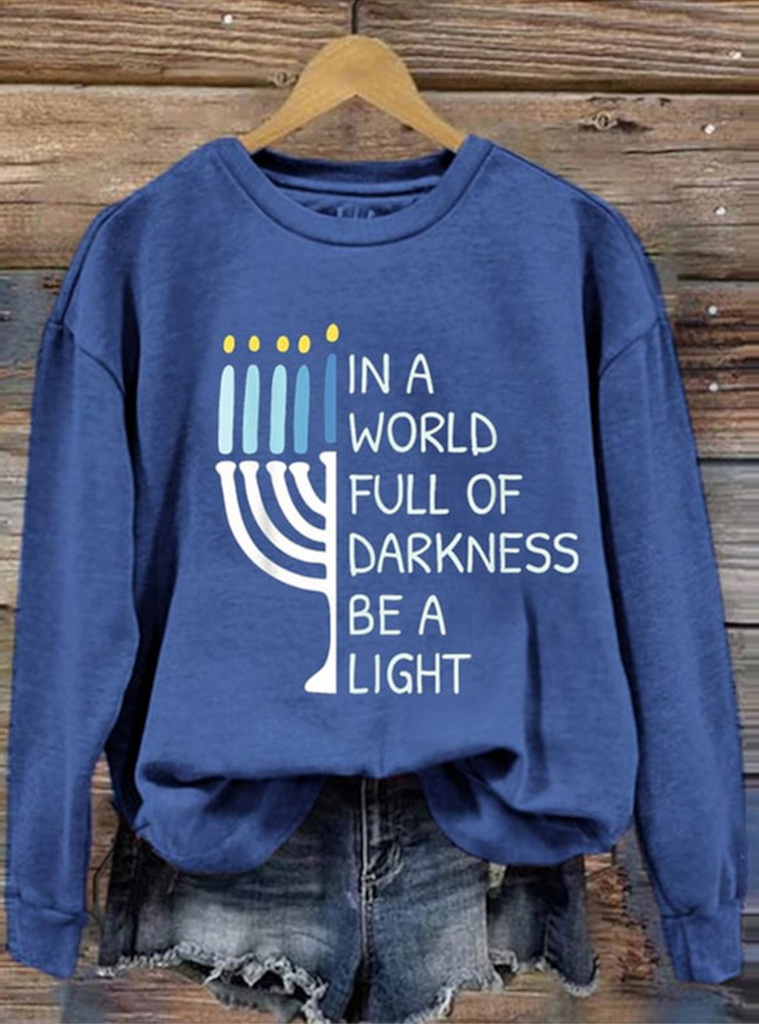 Casual Crew Neck Long Sleeve Text Letters Regular Sweatshirt