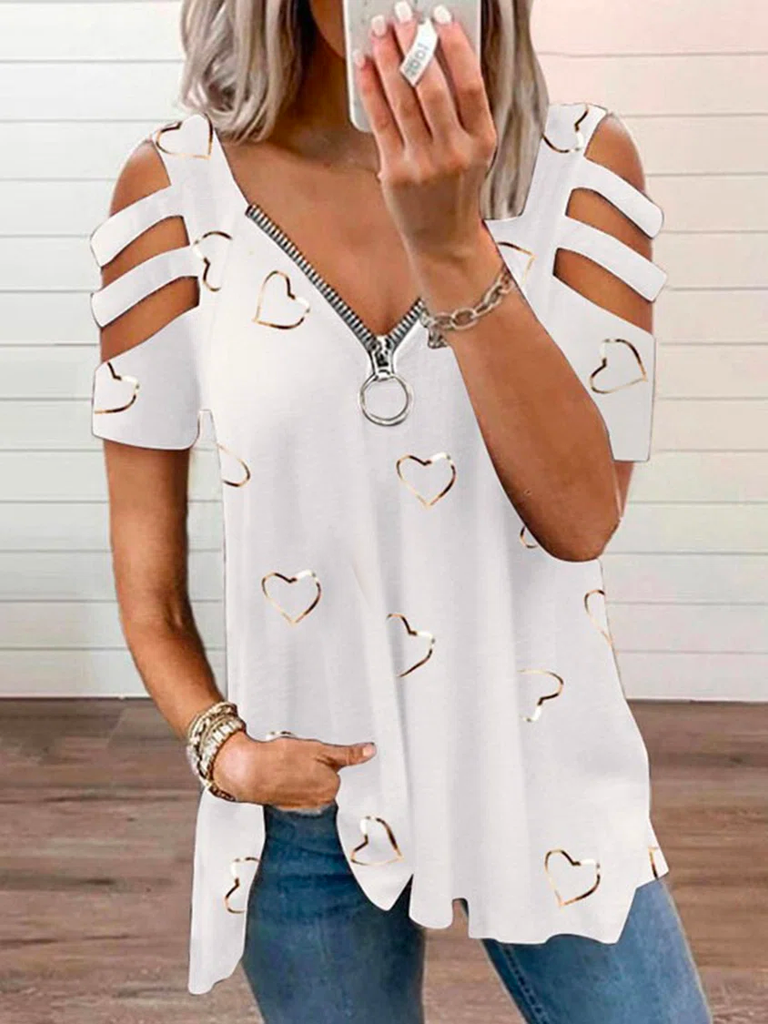 Gray Plus Size Blouses