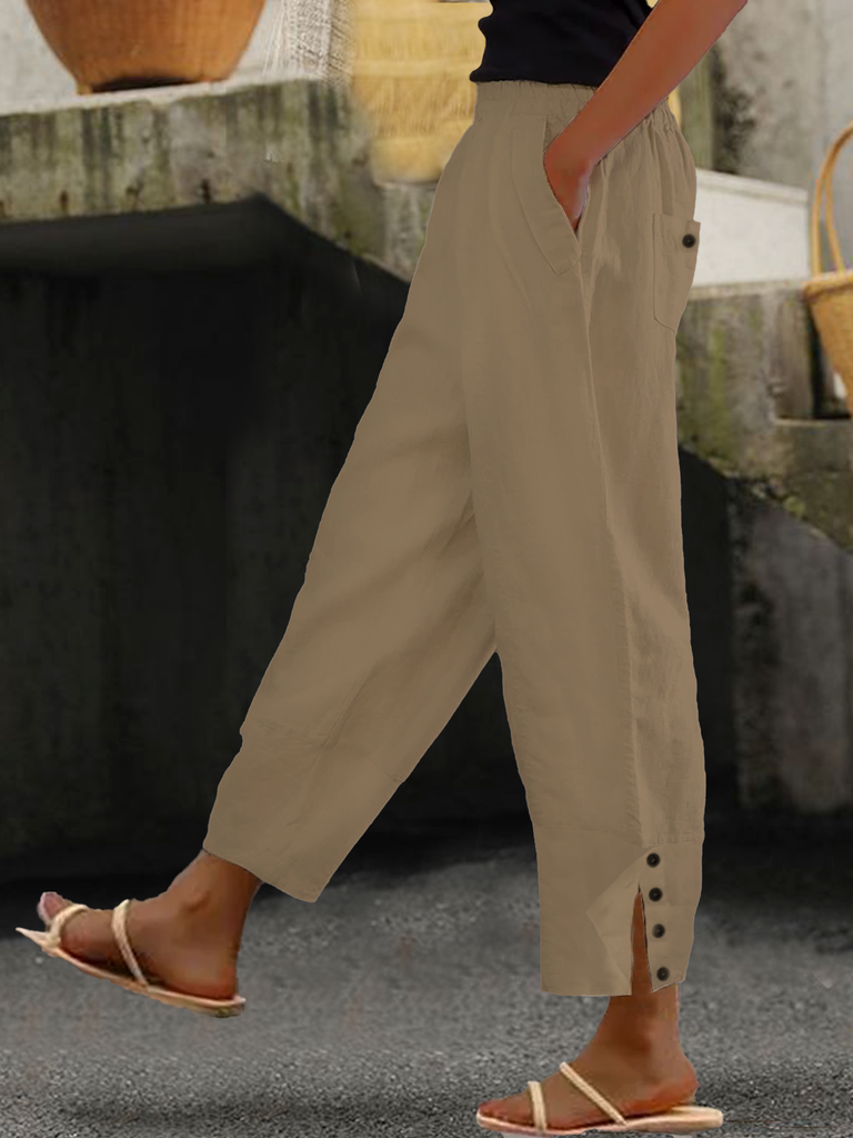 White Women Pants