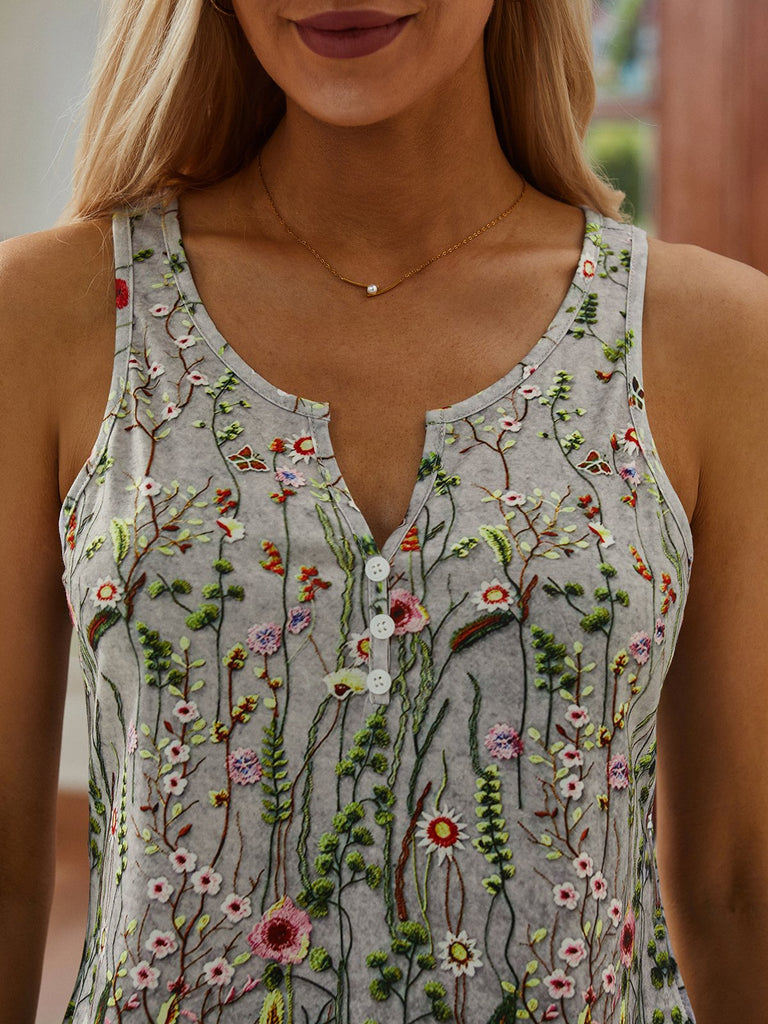Gray Women Tanks & Camis