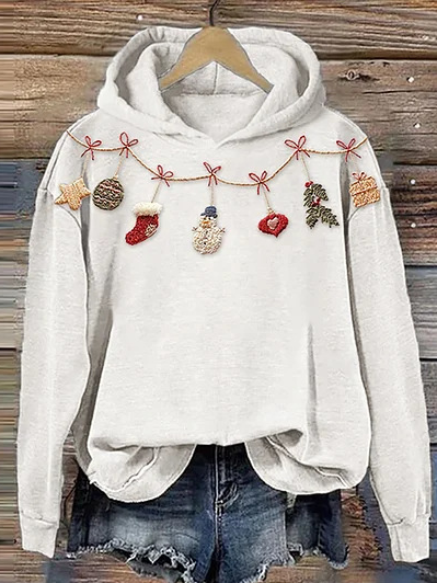 Fashion Long Sleeve Hoodie Floral Casual Regular Sweatshirt