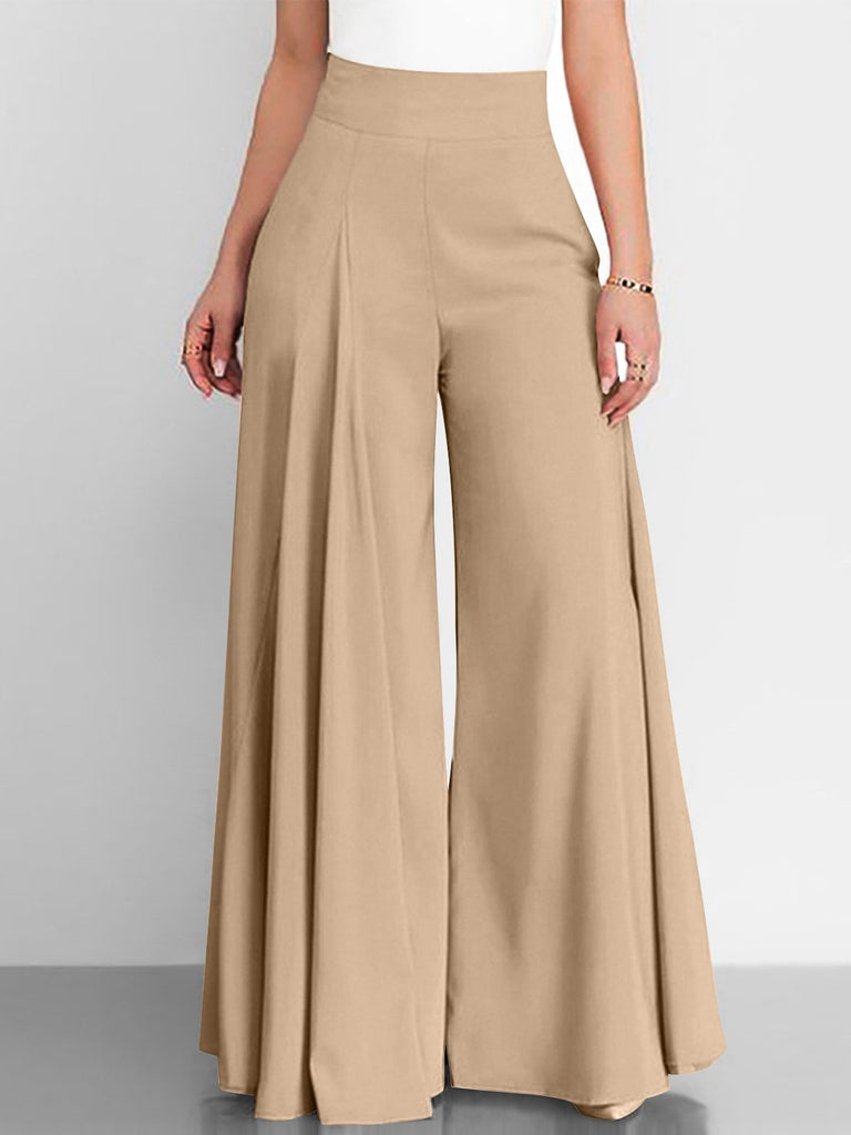 Fashion Plain Loose Long Pants