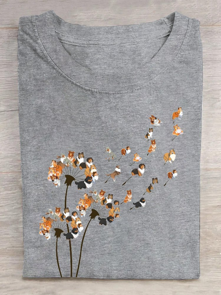 Blue Plus Size T-shirts