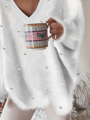 White Women Sweaters