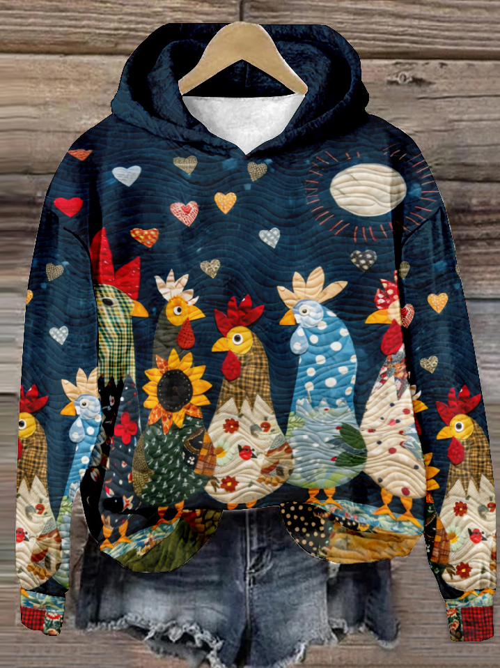 Fashion Long Sleeve Hoodie Turkey Casual Regular Sweatshirt
