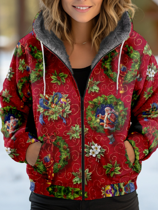 Loose Hoodie Long Sleeve Christmas Fashion Regular Jacket
