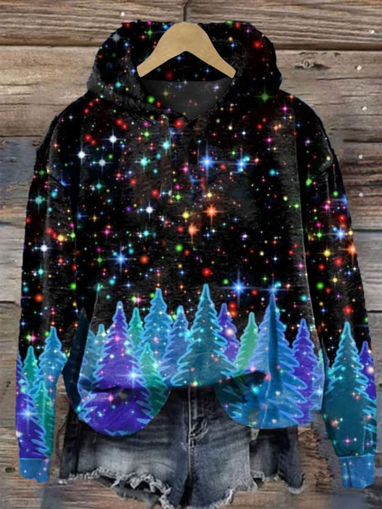 Casual Long Sleeve Hoodie Christmas Fashion Regular Sweatshirt