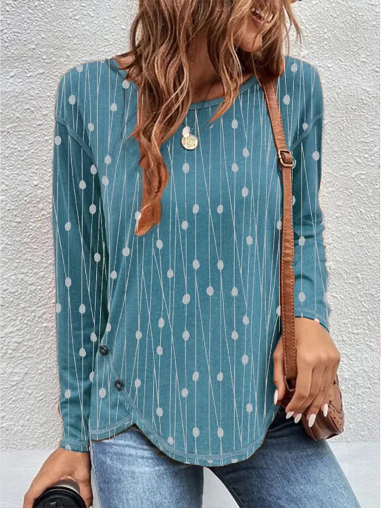 Blue Plus Size T-shirts