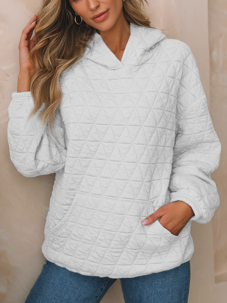 Fashion Long Sleeve Hoodie Plain Casual Regular Sweatshirt
