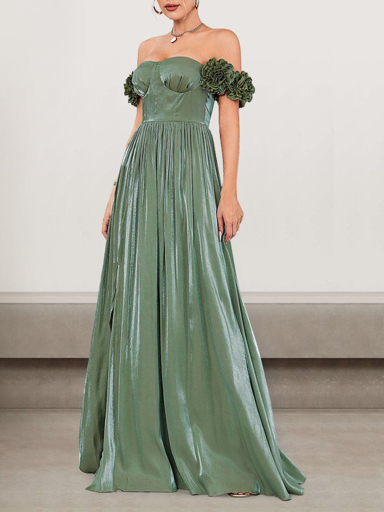 Sexy Sleeveless Boat Neck Plain Tight Maxi Dress