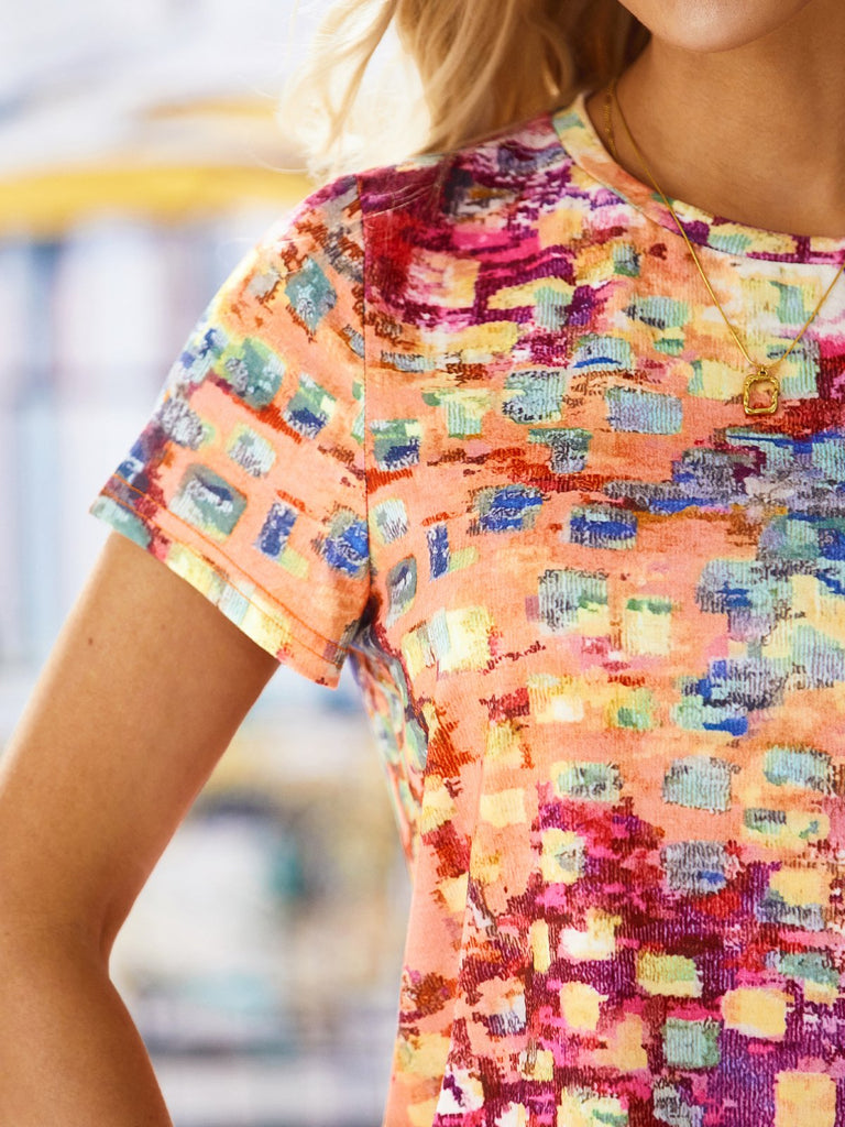 Multicolor Plus Size T-shirts