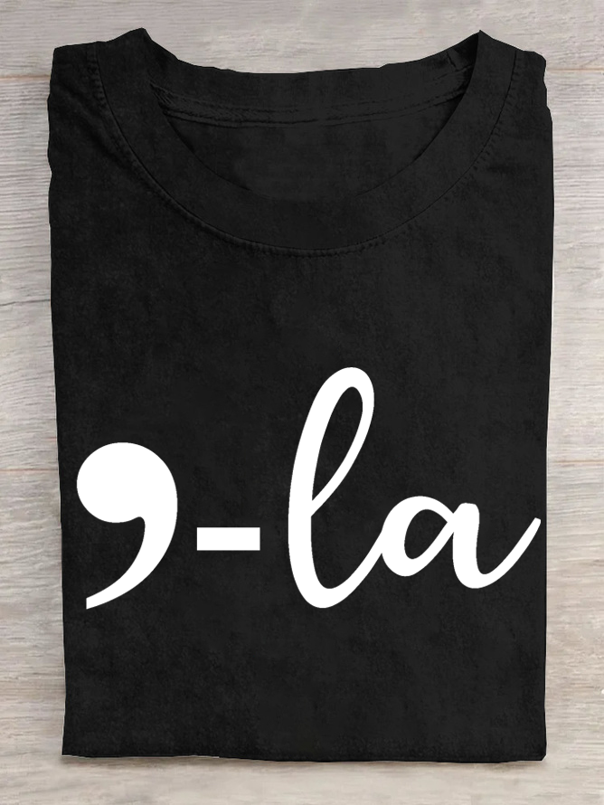 Blue Plus Size T-shirts