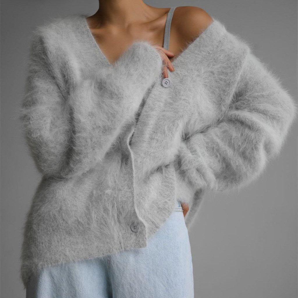 Gray Women Cardigans
