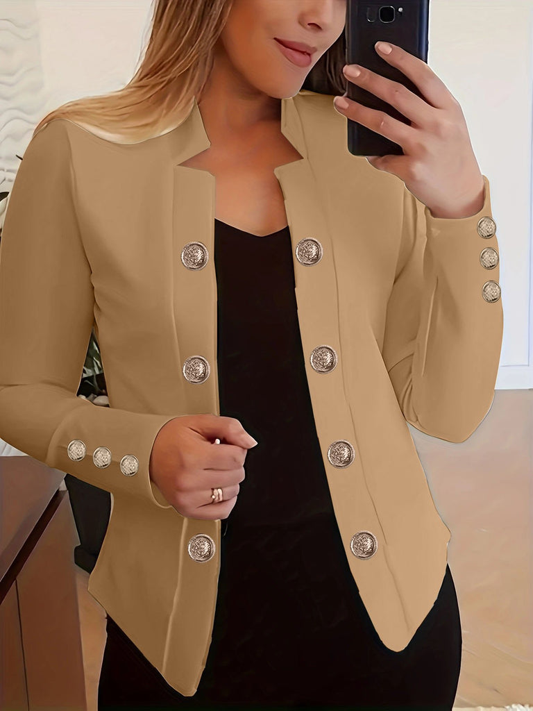 Wine Red Plus Size Jackets