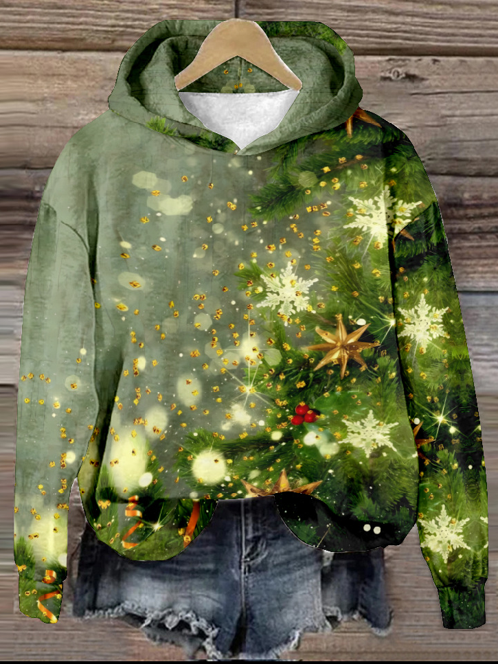 Fashion Long Sleeve Hoodie Christmas Casual Regular Sweatshirt