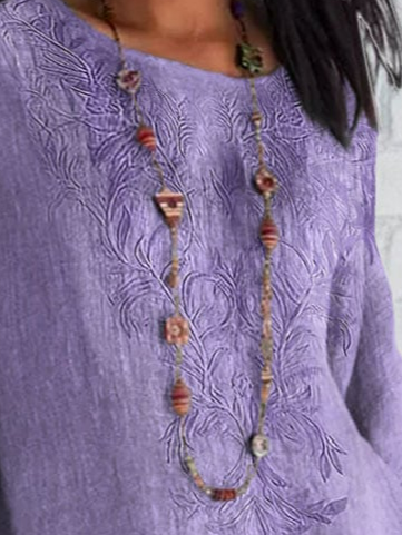 Purple Plus Size Blouses