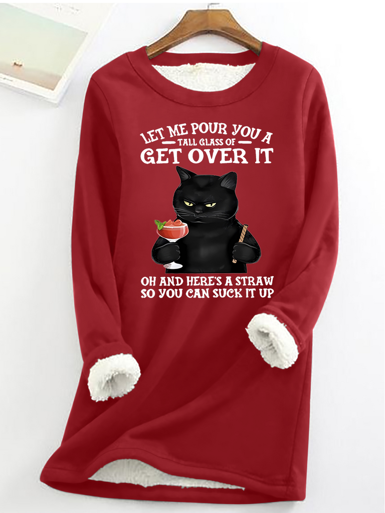 Crew Neck Long Sleeve Santa Claus Casual Regular Sweatshirt