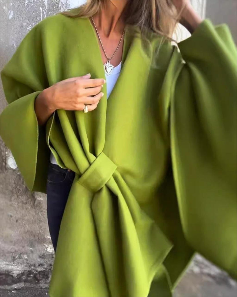 Khaki Plus Size Coats