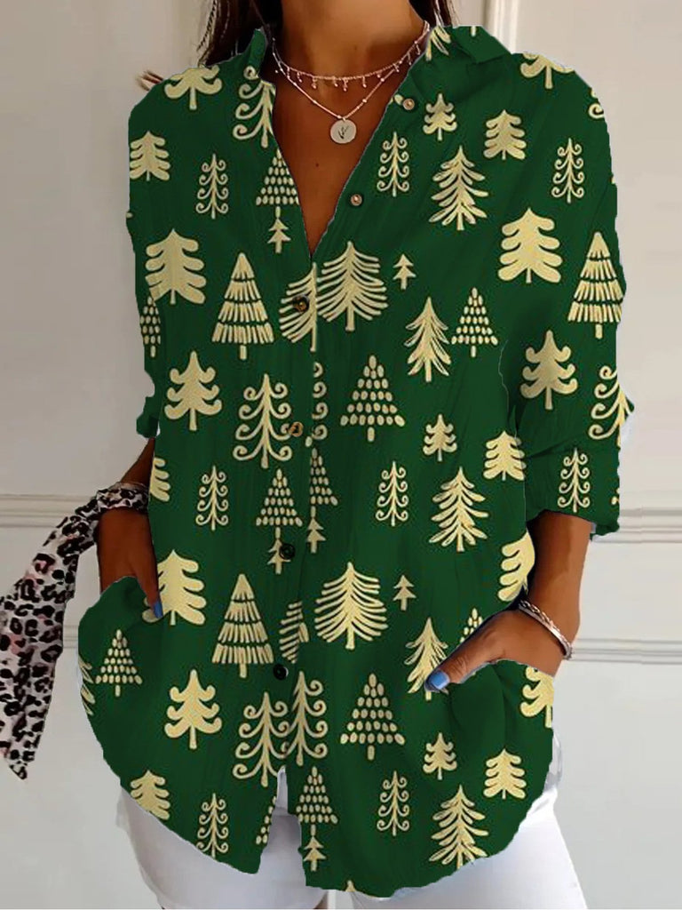 Green Plus Size Shirts