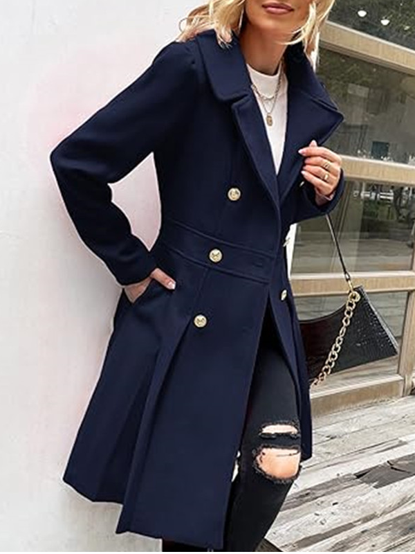 Loose Long Sleeve Plain Fashion Regular Jacket