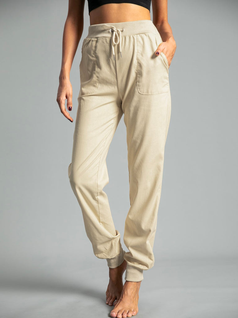 Fashion Plain Loose Long Pants