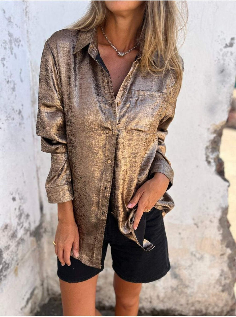 Silver Plus Size Shirts