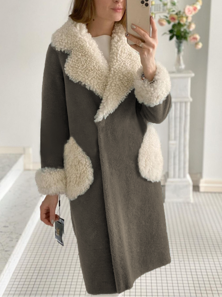 Loose Long Sleeve Plain Fashion Regular Jacket