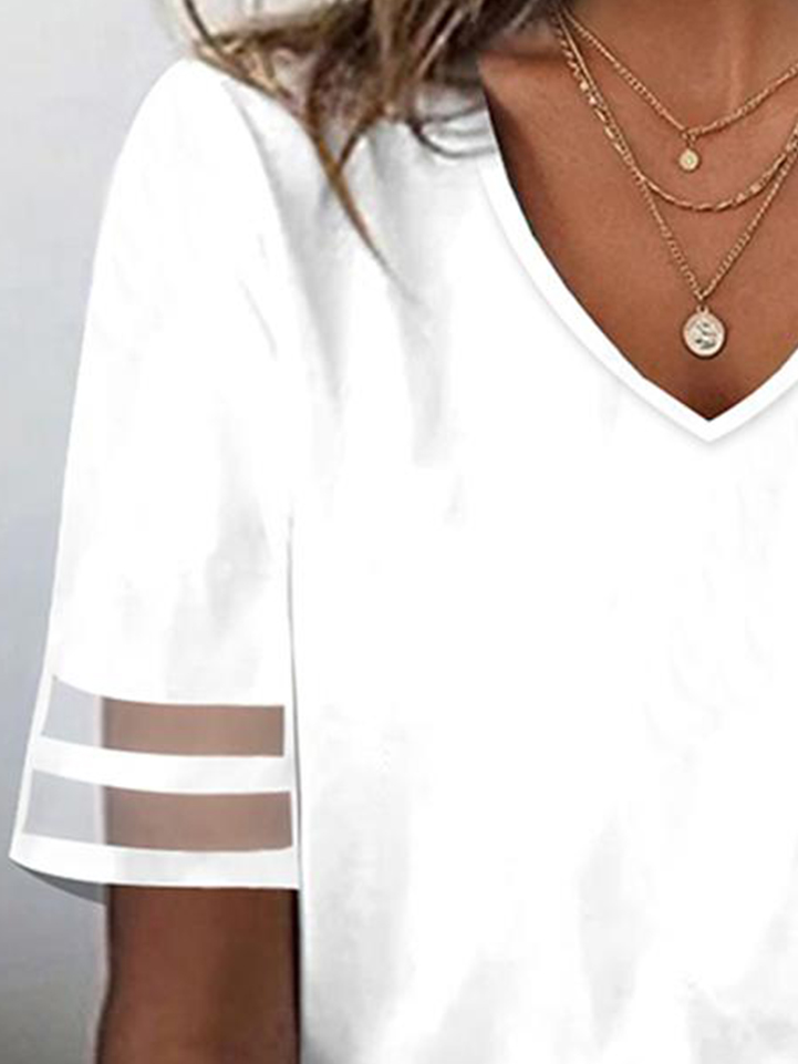 White Plus Size T-shirts