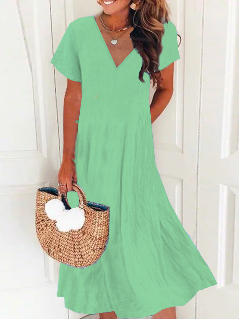 Light Blue Midi Dresses