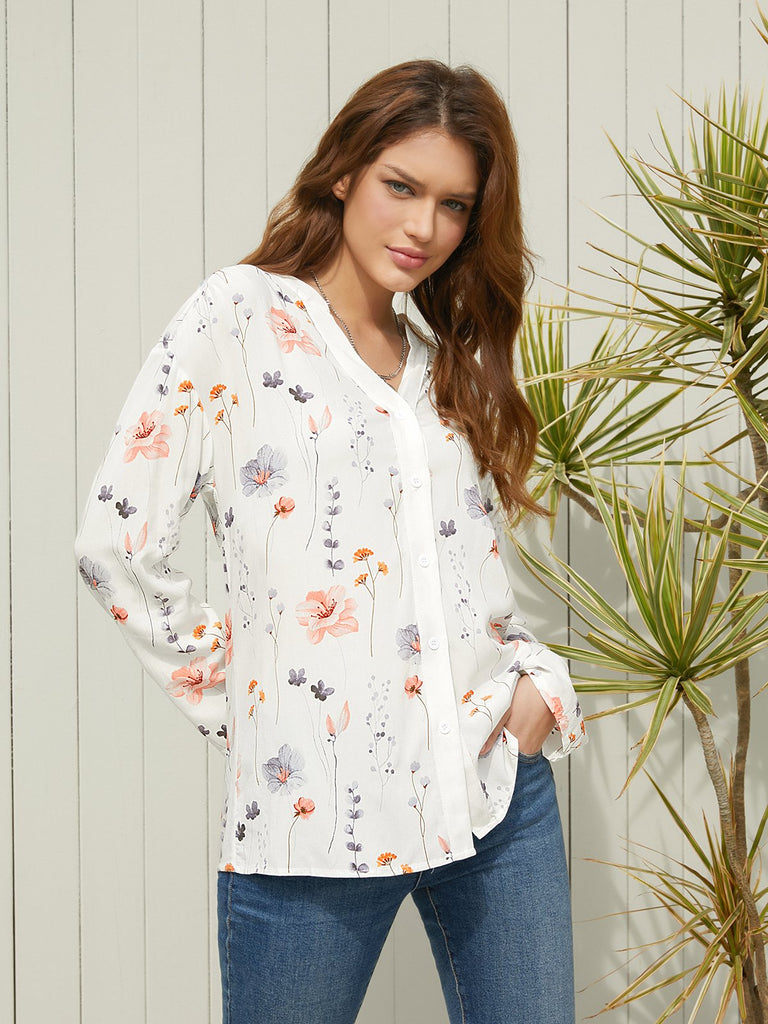 White Plus Size Shirts