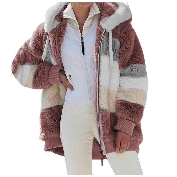 Pink Plus Size Coats