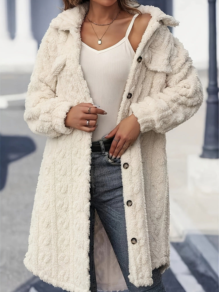 Loose Long Sleeve Plain Fashion Regular Jacket