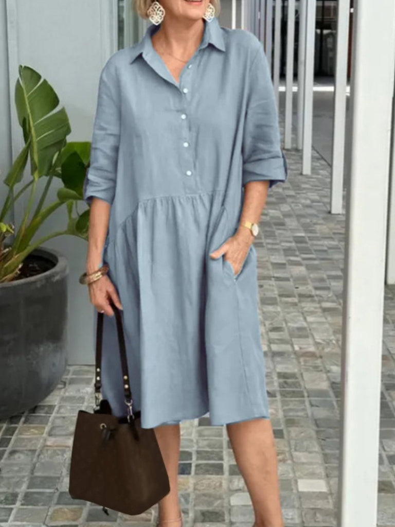 Blue Midi Dresses
