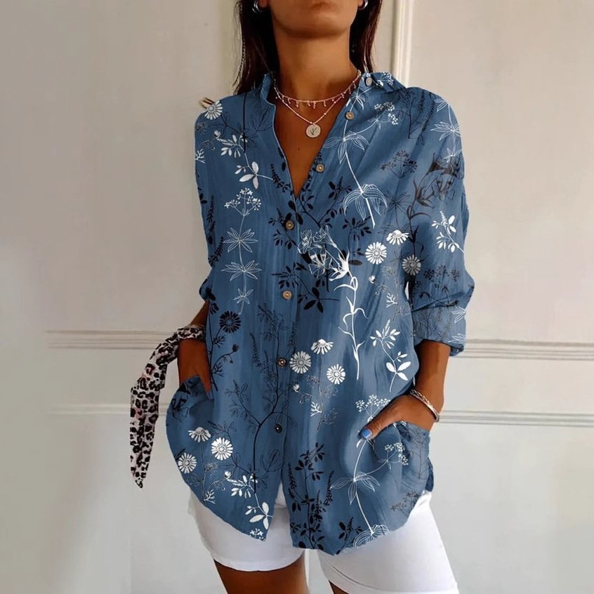 Deep Blue Women Shirts