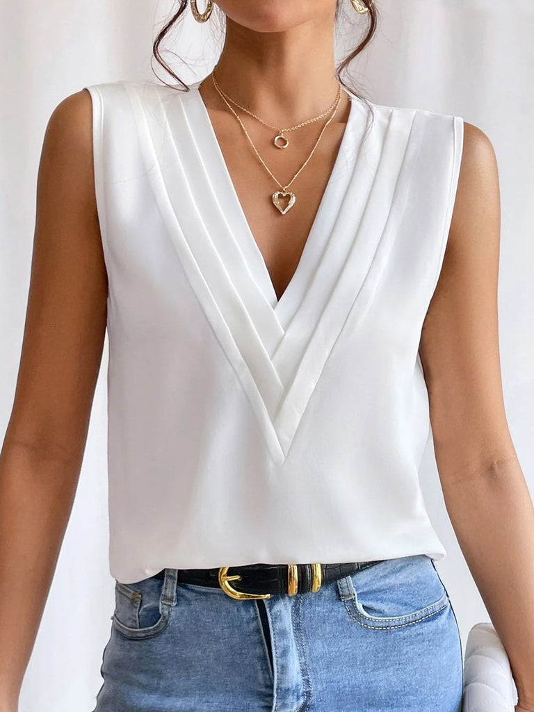 White Women Tanks & Camis