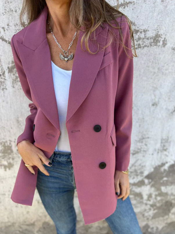 Loose Long Sleeve Plain Fashion Regular Jacket