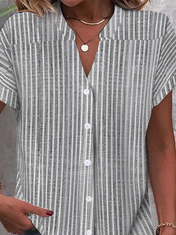 Gray Plus Size Blouses