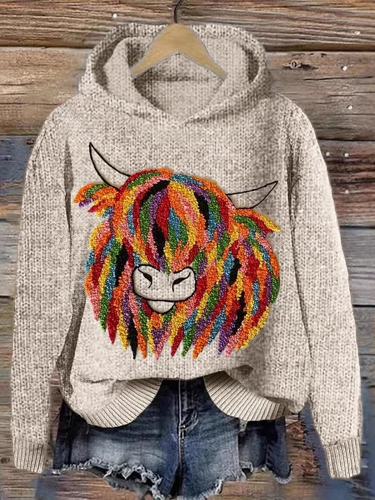 Fashion Long Sleeve Hoodie Christmas Casual Regular Sweatshirt