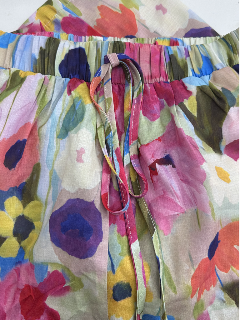 Multicolor Women Pants