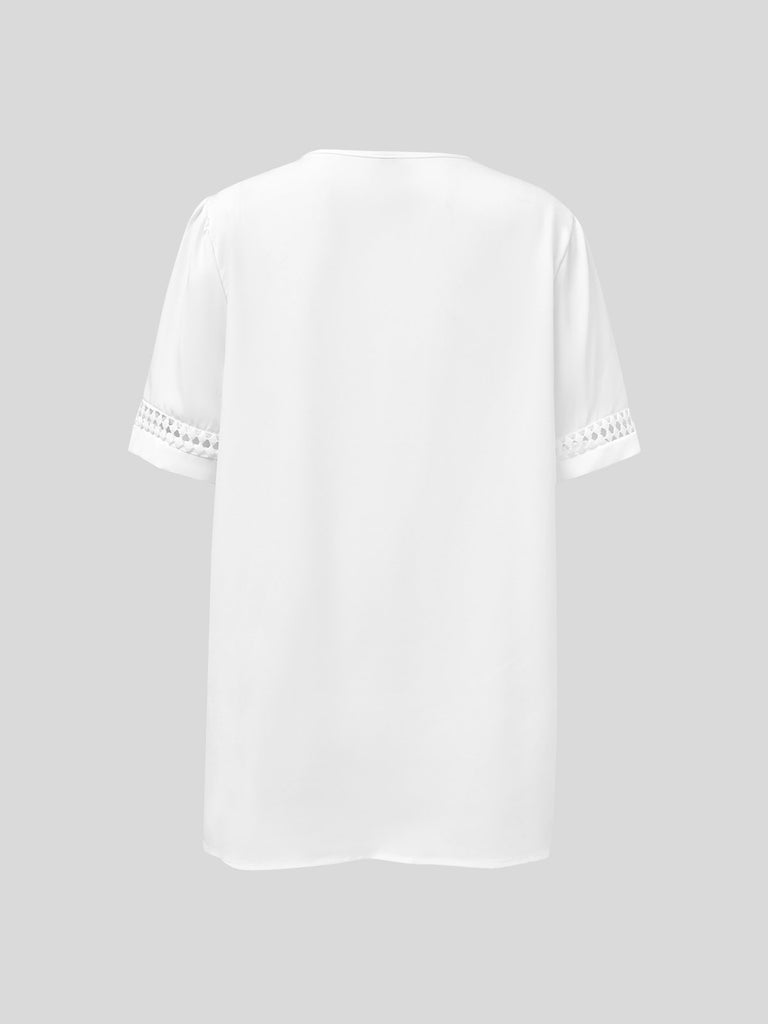 White Plus Size Blouses