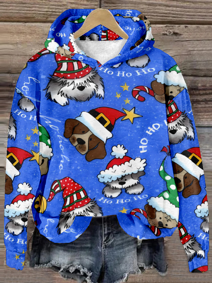 Fashion Long Sleeve Hoodie Christmas Casual Regular Sweatshirt