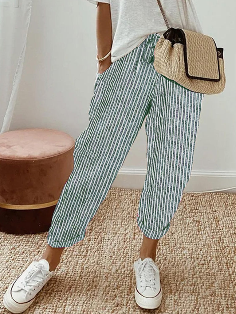 Gray Women Pants