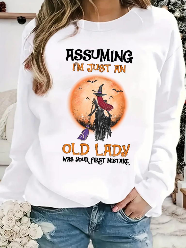 Casual Crew Neck Long Sleeve Text Letters Fashion Regular Sweatshirt
