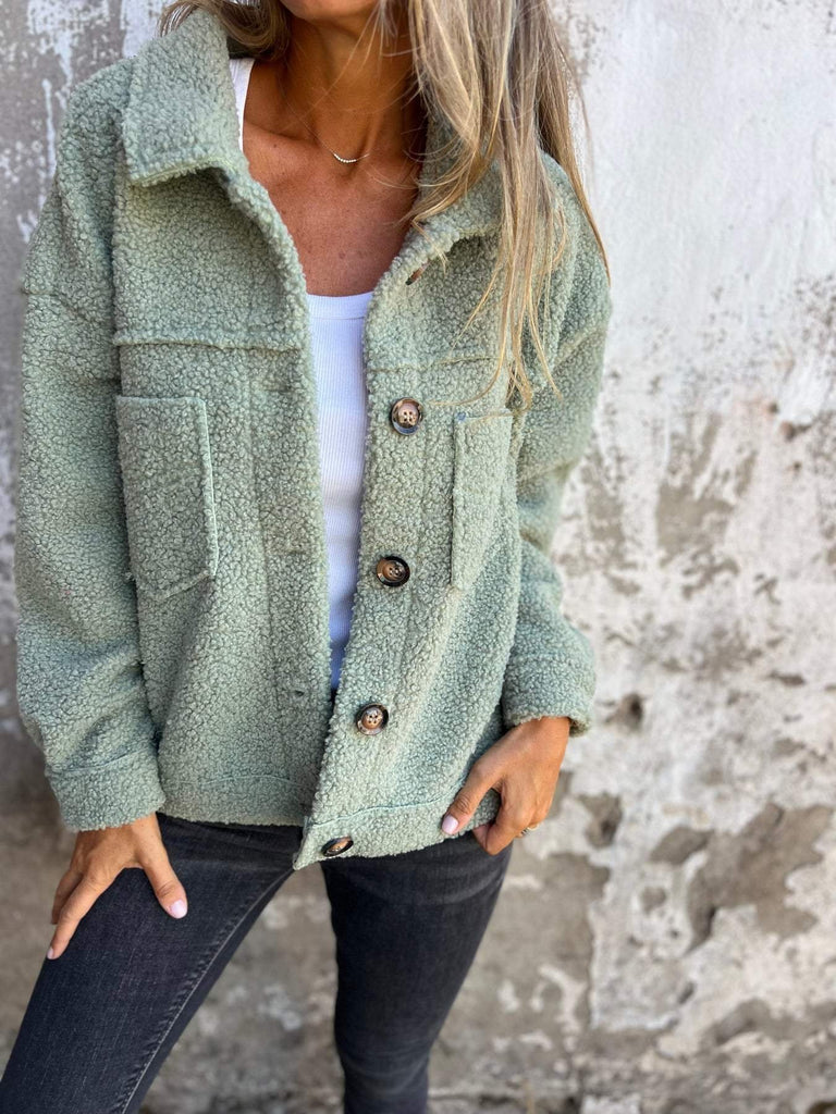 Green Women Jackets