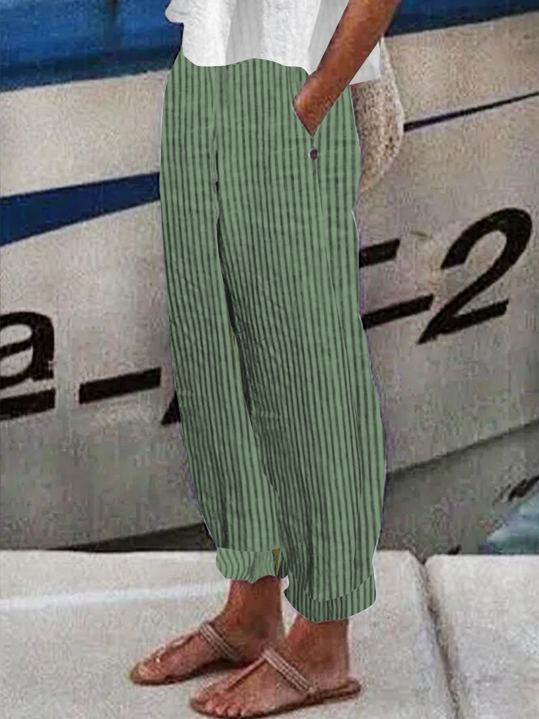 Gray Women Pants